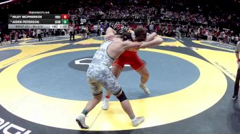 D1-215 lbs Semifinal - Aiden Peterson, St. Edward vs Riley McPherson, Brecksville