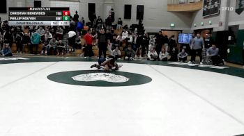 106 lbs Quarterfinal - Christian Benevides, Tollgate vs Phillip Nguyen, Braintree