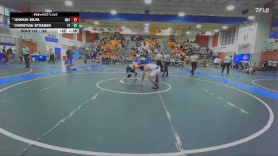 165 lbs 1st Place Match - Christian Stoeber, Fountain Valley vs Joshua Silva, Mayfair