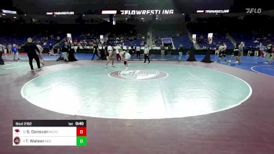 165 lbs Quarterfinal - Sean Donovan, Milford [MA] vs Tucker Watson, Bedford