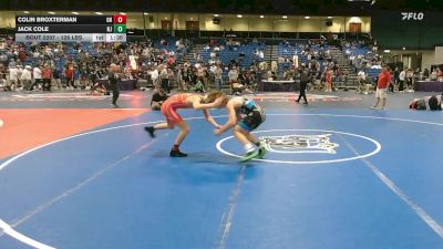 126 lbs Consi Of 64 #2 - Colin Broxterman, OH vs Jack Cole, NJ
