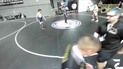 144 lbs Cons. Round 5 - Bodie Clarke, Clovis West High School Wrestling vs Emiliano Lopez, Bullard High School Wrestling