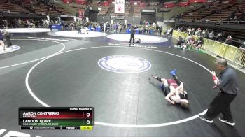 106 lbs Cons. Round 3 - Aaron Contreras, California vs Landon Quirk, Ojai Valley Wrestling Club
