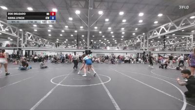 135 lbs Round 4 (6 Team) - Keira Lynch, CTWHALE vs Zoe Delgado, Miami Hawks