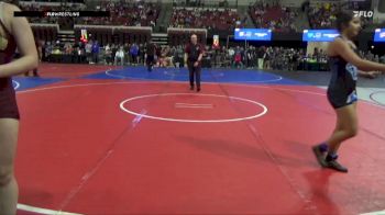130 lbs Quarterfinal - Stella Wahl, Cut Bank vs Rori Bush, Heights Wrestling Club