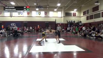 132 lbs Quarterfinal - Braxton Hass, Atlantic vs Jack Border, Hinton