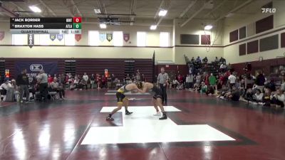 132 lbs Quarterfinal - Braxton Hass, Atlantic vs Jack Border, Hinton