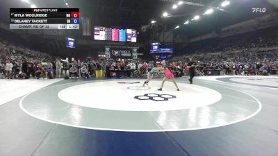 110 lbs Champ. Rd Of 32 - Myla Woolridge, MO vs Delaney Tackett, OH