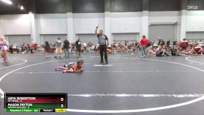 52 lbs Round 4 (10 Team) - Mason Payton, Indiana Outlaws vs Arya Robertson, MF Savage