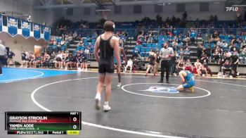 157 lbs 2nd Wrestleback (8 Team) - Yamen Aode, Tupelo High School vs Grayson Stricklin, Picayune High School