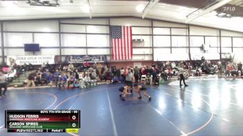 90 lbs Cons. Round 4 - Carson Spires, Stallions Wrestling Club vs Hudson Ferris, Sanderson Wrestling Academy