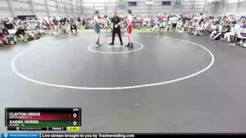 220 lbs Quarters & 1st Wb (16 Team) - Clayton Grove, North Dakota vs Kaiden Morris, Illinois