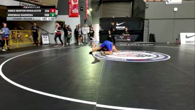 All Cadet Boys Freestyle Upper - 157 lbs Champ. Round 1 - James Newton-Busalacchi, El Camino SSF High School Wrestling vs Jeremiah Barrera, Firebaugh High School Wrestling