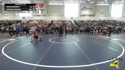 86 lbs 1st Place Match - Alton Bromley, 518 Grapplers vs Colton LoGalbo, District 3 Wrestling