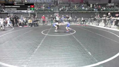 70 lbs Consi Of 8 #2 - Colton Camaraza, Elite NJ vs Lucas Pineiro, Cranford