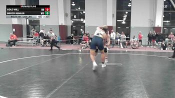 285 lbs 5th Place - Cole Will, VMI vs Brock Kehler, West Virginia