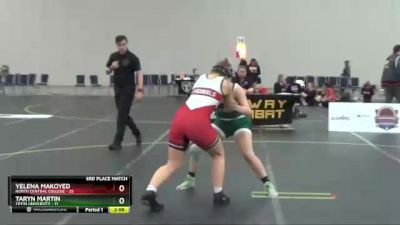 191 lbs Placement - Yelena Makoyed, North Central College vs Taryn Martin, Tiffin University