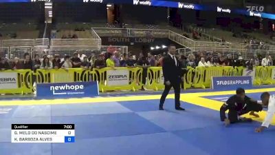 GABRIEL MELO DO NASCIMENTO vs KLEBER BARBOZA ALVES 2023 Pan Jiu Jitsu IBJJF Championship