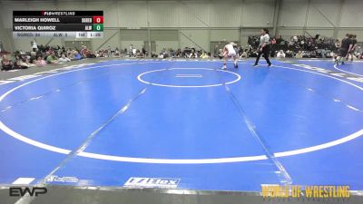 75 lbs Rr Rnd 1 - Marleigh Howell, Super Girls K-6 Red vs Victoria Quiroz, Aztec Lady Warriors K-6