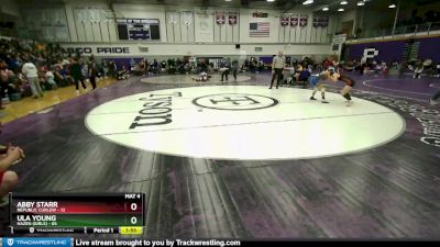 100 lbs Semifinal - Ula Young, Hazen (Girls) vs Abby Starr, Republic Curlew