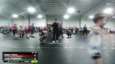 50 lbs Round 2 - Zamir Henderson, Summerville Takedown Club vs Brody Purvis, White Knoll Youth Wrestling