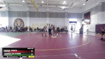 215 lbs Champ. Round 2 - Andrew DeLaTorre, Moreno Valley vs Samuel Creech, Citrus Hill