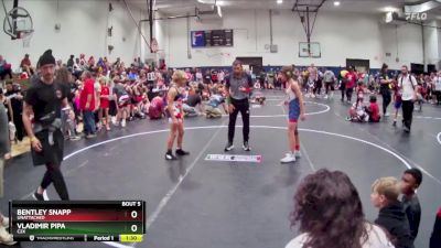 90 lbs Quarterfinal - Bentley Snapp, Unattached vs Vladimir Pipa, C2X