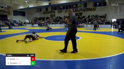 109 lbs Round Of 16 - Tyler Sweet, Clovis North vs Christopher Qureshi, Fountain Valley