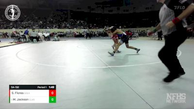 5A-132 lbs Champ. Round 1 - Maddox Jackson, CLAREMORE vs Santos Flores, SOUTHEAST