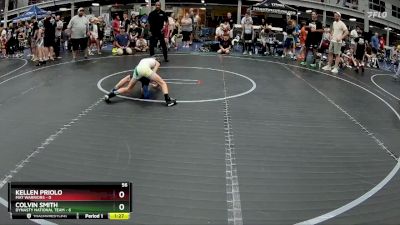 56 lbs Round 6 (8 Team) - Colvin Smith, Dynasty National Team vs Kellen Priolo, Mat Warriors