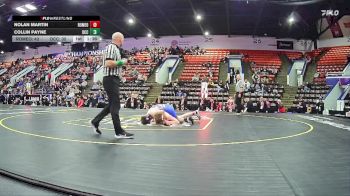 165 lbs Quarterfinals (8 Team) - Collin Payne, Detroit Catholic Central HS vs Nolan Martin, Romeo HS