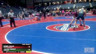 6A-165 lbs Cons. Round 3 - Bobby Craun, South Effingham vs COSTEN WRIGHT, Creekview
