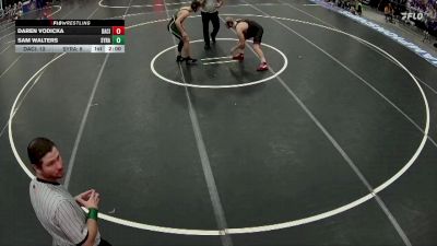 157 lbs Semis & 1st Wrestleback (8 Team) - Daren Vodicka, David City vs Sam Walters, Syracuse