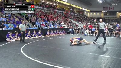 126 lbs Semis - Rowdy Neighbor, Alburnett vs Cooper Hinz, Jesup