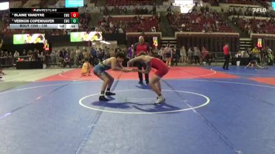 138 lbs 2nd Place Match - Blaine VanDyke, Conrad Wrestling Club vs Vernon Copenhaver, Coyote Wrestling Club