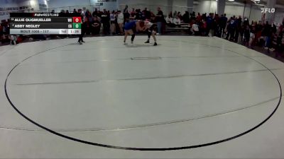 117 lbs Champ. Round 1 - Allie Oligmueller, West Holt vs Abby Negley, Cozad Girls