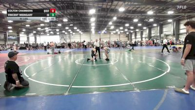 95 lbs Round Of 16 - Colton Chambers, Quest School Of Wrestling MS - MS vs Vincent Weingart, OHIO GOLD - MS