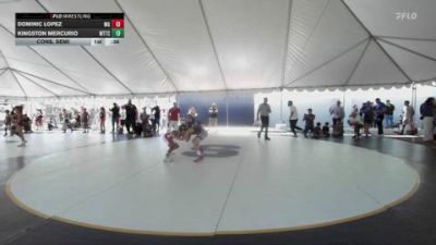 84 lbs Cons. Semi - Dominic Lopez, Monster Garage vs Kingston Mercurio, World Team Training Center