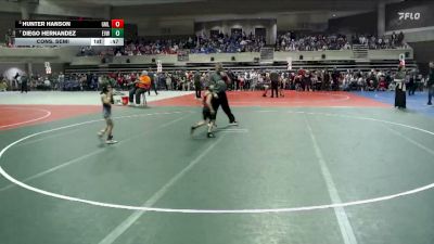 50 lbs Cons. Semi - Hunter Hanson, GMLOS vs Diego Hernandez, EVW