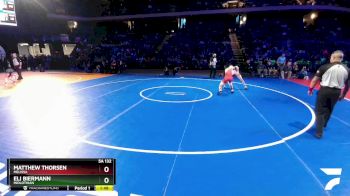 5A 132 lbs 1st Place Match - Eli Biermann, Midlothian vs Matthew Thorsen, Melissa