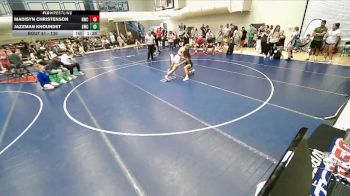 130 lbs Round 3 - Madisyn Christenson, Ravage Wrestling Club vs Jazzman Khoundet, Stallions Wrestling Club