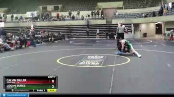 120 lbs Semis & 1st Wrestleback (8 Team) - Calvin Miller, Shakopee vs Logan Burks, Staley