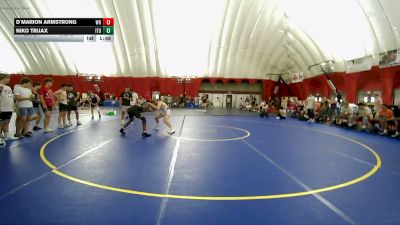 138 lbs Placement (16 Team) - Niko Truax, Illinois Top Dawgs vs D`marion Armstrong, Wisconsin Rapids