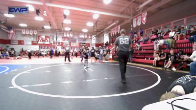 55 lbs Rr Rnd 5 - Lachlan Forrest, Vinita Kids Wrestling vs Sebastian Hernandez, C4 Wrestling Academy