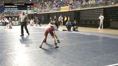 85 lbs Round Of 32 - Carter Temple, Seneca Valley vs Callen Bechdel, Central Mountain