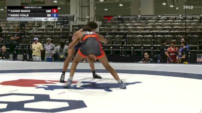 62 lbs Cons. Round 2 - Xavier Mance, Level Up Wrestling Center vs Deebo Vitale, Grindhouse Wrestling Club