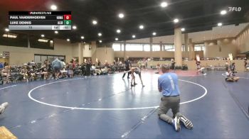 70 lbs Round 3 (6 Team) - Luke Dennis, Alabama Elite Blue vs Paul Vanderhoeven, North Desoto Wrestling Academy