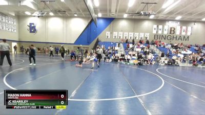 67 lbs Champ. Round 1 - Mason Hanna, Westlake vs Jc Kearsley, Fremont Wrestling Club