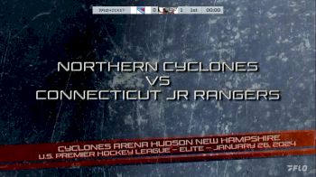 Replay: Home - 2024 CT Jr. Rangers vs Cyclones | Jan 26 @ 5 PM