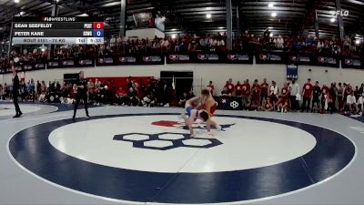 74 kg Champ. Round 2 - Sean Seefeldt, Pennsylvania RTC vs Peter Kane, South Side Wrestling Club